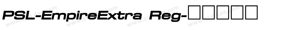 PSL-EmpireExtra Reg字体转换
